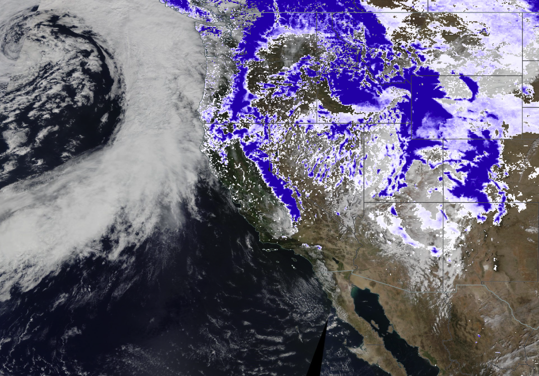 Aerial View of California's Changing Snowpack (2005-2025).
