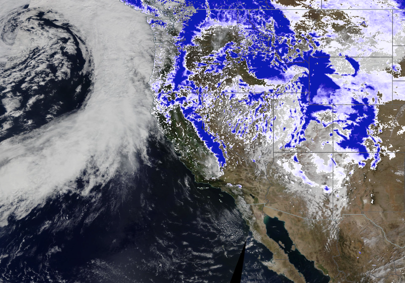 Aerial View of California's Changing Snowpack (2005-2025).