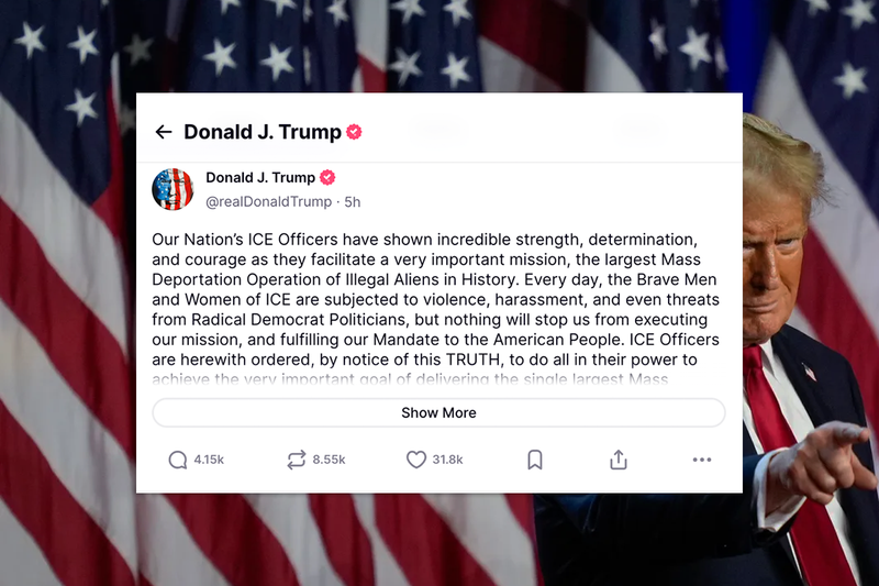 Trump Declares ICE to Intensify Mass Deportation Effort in Major U.S. Cities.
