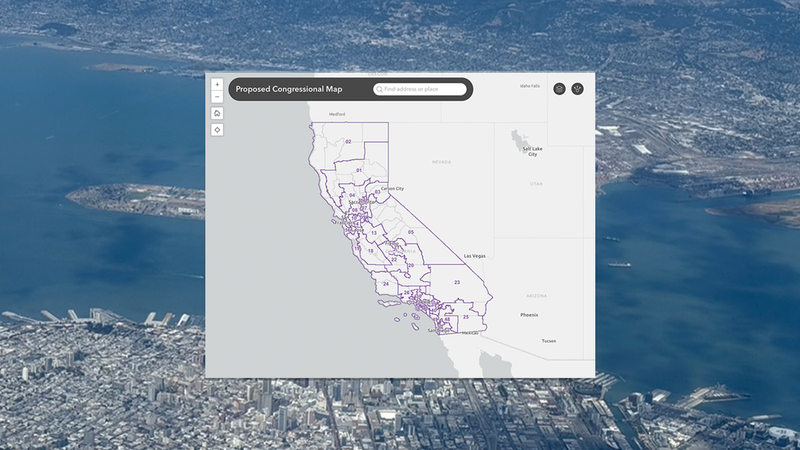 California’s Proposed Congressional Map: Interactive View.